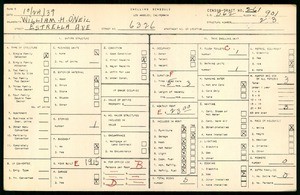 WPA household census for 6326 ESTRALLA AVE, Los Angeles County