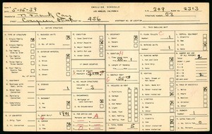 WPA household census for 456 EVERGREEN AVE, Los Angeles