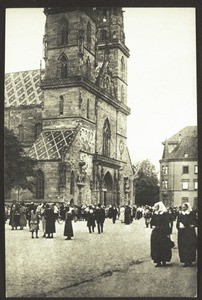 Blick auf den Münsterplatz nach der Einsegnungsfeier