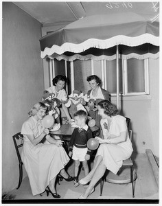 Society--club activity--Nursery School for Visually Handicapped Children, 1951