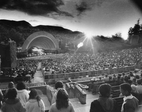 Easter service at Hollywood Bowl