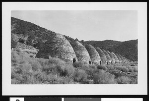 Ten charcoal kilns in Death Valley, ca.1900-1950