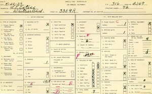 WPA household census for 3339 WHITTIER, Los Angeles