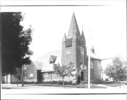 View of St. John's Episcopal Church, Petaluma, California, 1923