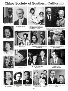 China Society of Southern California. Photo montage for the Society's 50th anniversary