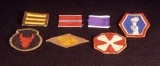 United States World War II military medals and regalia