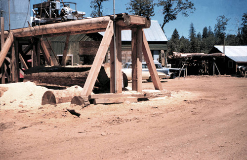 Huge log splitter--Soper-Wheeler Company