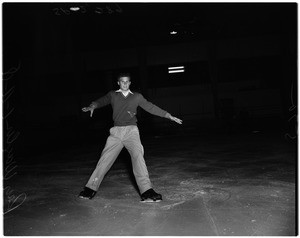 Skating--Los Angeles Figure Skating Club competition, 1958