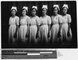 Nursing class of 1929, St. Paul's Hospital, Manila, Philippines