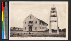 Catholic chapel and bell tower, Congo, ca.1920-1940