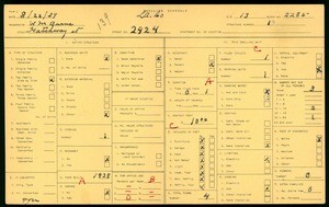 WPA household census for 2424 HATCHWAY ST, Los Angeles County