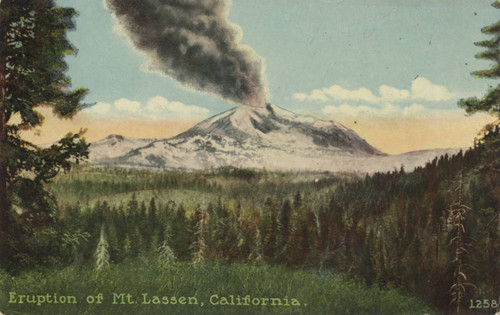 Mt. Lassen eruption