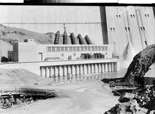 Power-house at Shasta Dam