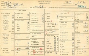 WPA household census for 1123 1/2 CALADA, Los Angeles