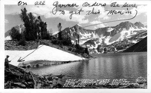 Lake Dorothy Back Country from Convict Lake, Mono County, California