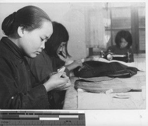 Industrial department at the mission at Fushun , China, 1936