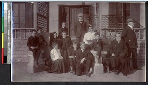 Group of missionaries, Tehchow, Shandong, China, ca. 1910