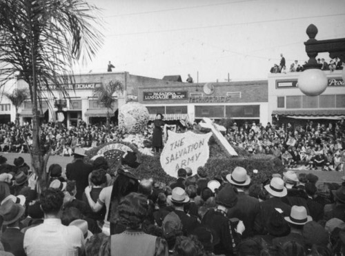 Salvation Army float, 1938 Rose Parade
