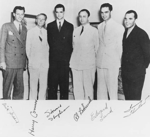 Howard Hughes and Lockheed officials associated with the development and production of the Constellation