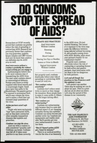 Do Condoms Stop the Spread of AIDS?