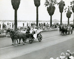 Start of "Old Spanish Days" parade in Santa Barbara during Fiesta week