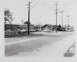 Intersection of E and First Streets, Santa Rosa , California, 1961