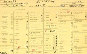 WPA household census for 3831 E 6TH