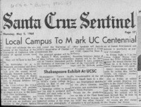 Local Campus to Mark UC Centennial