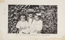 Jack London and his daughters, Joan (elder) and Bess