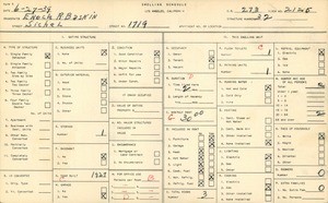 WPA household census for 1719 SICHEL, Los Angeles