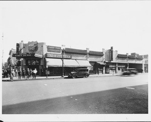 Union Stage Depot entrance, 5th & Los Angeles St., 1932