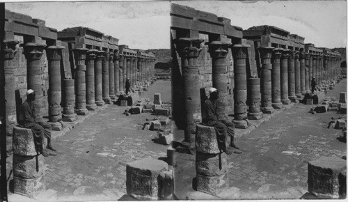 The Western Colonnade at Philae, Egypt