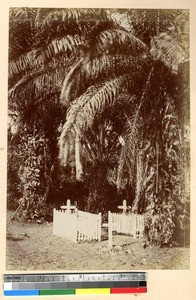 Christian graves, Ghana, ca.1885-1895