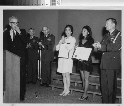Army photo - ceremony honoring City of SM 10/6/69