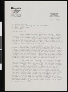 Henry Adams Bellows, letter, 1931-06-04, to Hamlin Garland