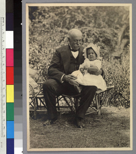 Henry E. Huntington and granddaughter