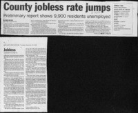 County jobless rate jumps