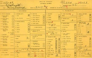 WPA household census for 2009 NEW JERSEY, Los Angeles