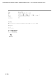 [Email from Katie Creedon to Barry regarding requested spreadsheets attachment]