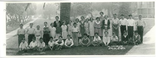 El Centro School Class Photos - 1932 - 5th Grade