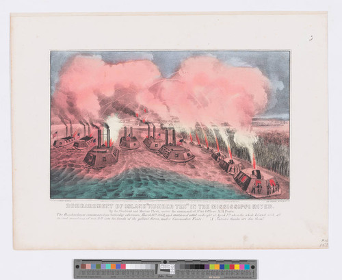 Bombardment of Island “Number Ten” in the Mississippi River