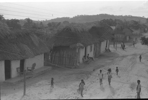 Children play in the street, San Basilio de Palenque, 1975