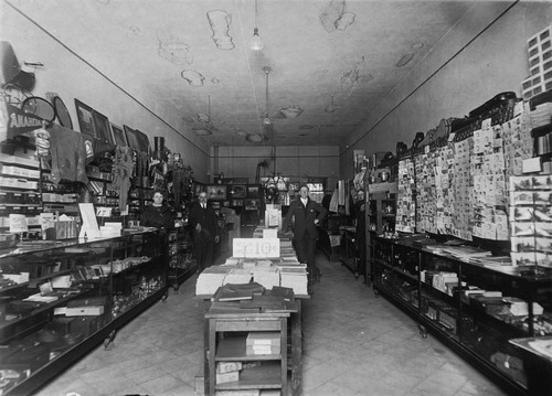 Weber's Book and Music Store, Interior View, Anaheim [graphic]
