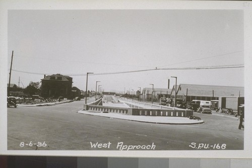 San Pablo Underpass, East Approach, 1935-36--No. 1-59
