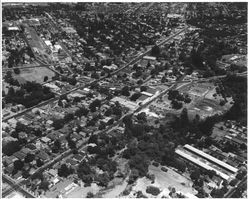 Aerial view of Santa Rosa from College and Montgomery