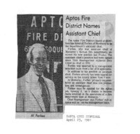 Aptos Fire District Names Assistant Chief