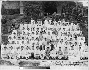 Students and faculty of the Union Theological School, Fujian, China, ca. 1914