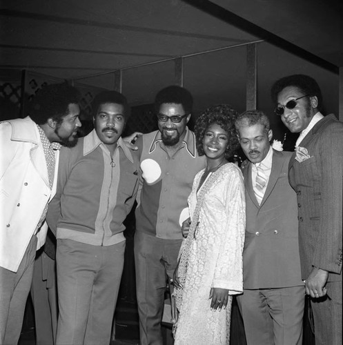 Motown stars gather for a group portrait, Los Angeles, 1971