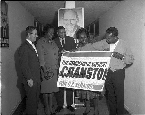 Cranston campaign, Los Angeles, 1964