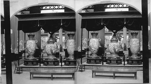 Japanese Vases, Value $50,000 Columbian Exposition